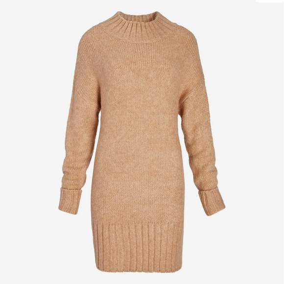 Express X You Mock Neck Sweater Dress - Picture 2 of 4